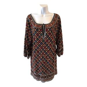 Alice + Olivia Gillian Embellished Embroidered dress. Size XS Preloved